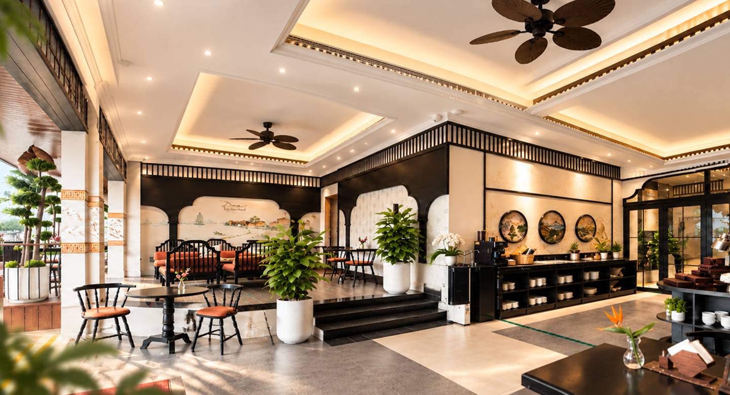 Sảnh khách sạn thuộc hệ thống Haviland